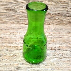 Empty M Lamont Vineyards 3A Emerald Green Wine Cruet 2/5 pint